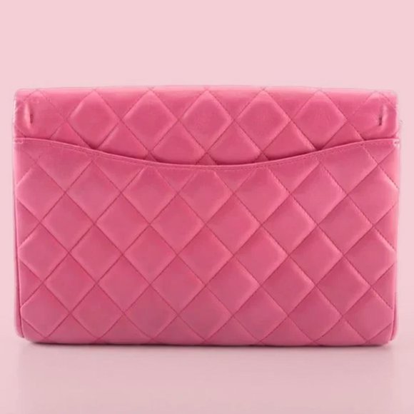 Chanel Quilted Single Flap New Clutch on Chain - Picture 2 of 13